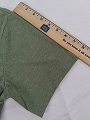 George Mens Size S (34-36) V Neck Olive Green Short Sleeve T-Shirt NWOT