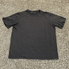 REI Co-Op Shirt Men’s L Dark Gray Tagless Short Sleeve Shirt Outdoor Hiking Walk