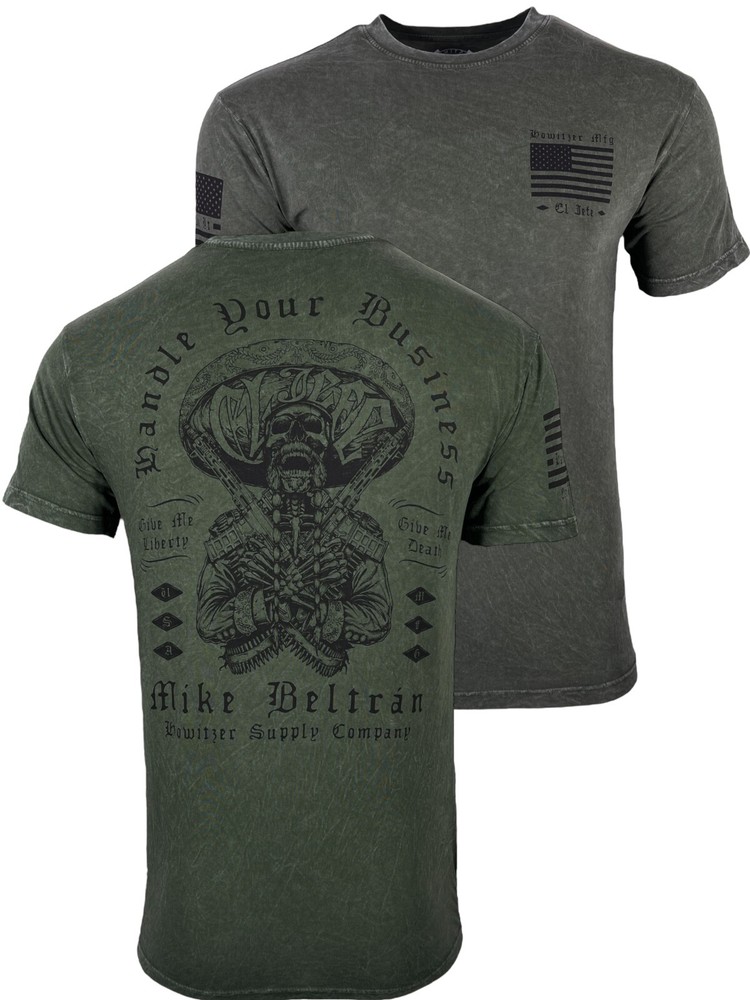 Howitzer Style Men’s T-Shirt EL JEFE Military Grunt MFG
