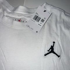 Jordan Embroidered Jumpman Core T Shirt DC7485-100 White Men’s Sz XXL NEW