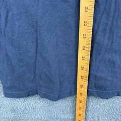 Claiborne Sleepwear Mens XL Long Sleeve Henley Shirt 100% Cotton Blue Plaid