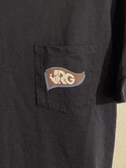 Ronald Reagan XXL Rowdy Gentleman black baseball pocket tee shirt