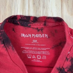 Iron Maiden Piece of Mind Eddie Double Sided Graphic T-Shirt S Metal Band Tee