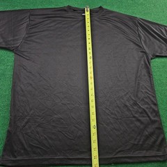 Power Tek Black Polyester TShirt Mens Size L Athletic Quick Dry Sportswear