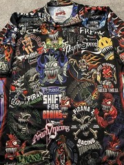 Psycho Speed Inc Piraniaz Racing NHRA Camping World Shirt L Multi Color