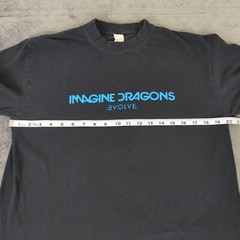 Imagine Dragons Evolve Shirt Album Crew Neck Short Sleeve Blue Adult Large