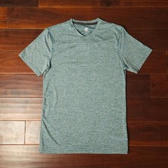 Champion C9 Men’s Small Green/Gray Breathable Quick Drying Gym Workout Tee