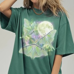 Luna Moth Moon Comfort Tee Insect Bug Nature Butterfly Design