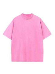 Summer Men’s Washed T-Shirts 230G Heavy Cotton Vintage Faded Color Oversized