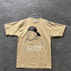 Vintage 00’s Bootleg Platinum Fubu Fat Albert Beige Short Sleeve T-Shirt Size XL