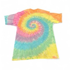 Grateful Dead 90’s Vintage T Shirt, Dancing Bears, Spiral Liquid Blue Sz M