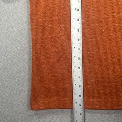 01.ALGO Performance Henley Shirt Mens XL Orange Waffle Knit UPF 50+ Quick Dry