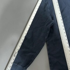 Hollister California Navy Waffle-Knit Thermal Long Sleeve Shirt