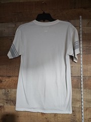 CHAMPION T-Shirt Men’s SMALL WHITE Short Sleeve Crew Neck Cotton Polyester RAYON