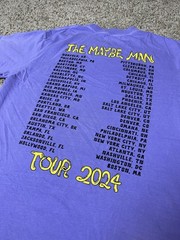 AJR THE MAYBE MAN TOUR 2024 Purple Unisex TShirt (size Medium)