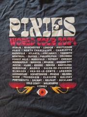 Vintage Rare Pixies Punk Band Tour Shirt Size large butterfly evil eye
