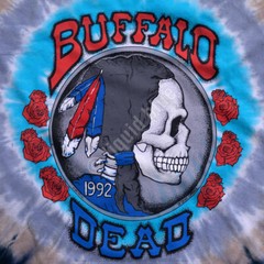 GRATEFUL DEAD-BUFFALO NICKEL-1992-2 SDD TIE DYE T-SHIRT S-M-L-XL,2X Garcia,Lesh