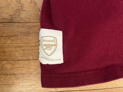 OFFICIAL ARSENAL THIERRY HENRY POLO COLLARED VINTAGE RETRO RARE LEGEND SHIRT UK