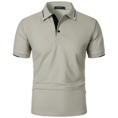 Men Breathable Summer Polo Shirt Beach Casual Tshirt Top Daily Fit Tee Gym Gift