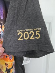 Universal Orlando Epic Universe Grand Opening Day T-Shirt May 22 2025 Size M NWT