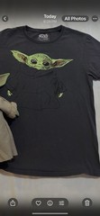 Baby Yoda T Shirt Small Size 34-36 & 12 Inch Baby Yoda Star Wars The Mandalorian