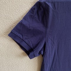 J Lindeberg Regular Fit Classic Designer Polo Pique Cotton Size Large Golf Navy