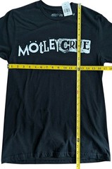 Motley Crue Hollywood Takeover Red Foil Two-Sided T-ShirtBlack Small The Roxy