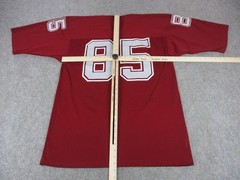 VINTAGE Medalist Sand Knit Football Jersey Mens Extra Large Red Mesh Number 85