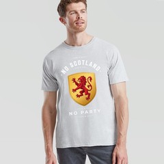 No Scotland No Party Football Unisex T Shirt Scotland Fan Mens Womens Top