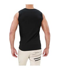 Débardeur TOF PARIS Round Collar Tanktop YOU 100% Cotton Jersay Tank Black 12