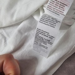 Topman Men’s Oversized T Shirt Size S White Short Sleeve Cotton Casual Tee Top