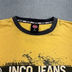 Vintage JNCO Jeans Urban Nomiks T-Shirt Mens XL Paint Splatter Thrashed USA Made