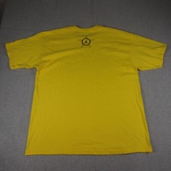 2010 Nike Air Jordan 25th Anniversary T Shirt Mens XL Yellow Jumpman Dallas READ