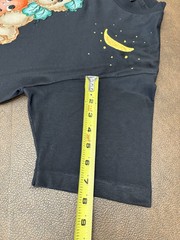 Vtg Hanes Halloween Teddy Bear Pumpkin Tee shirt Single Stitch Puff Print L USA