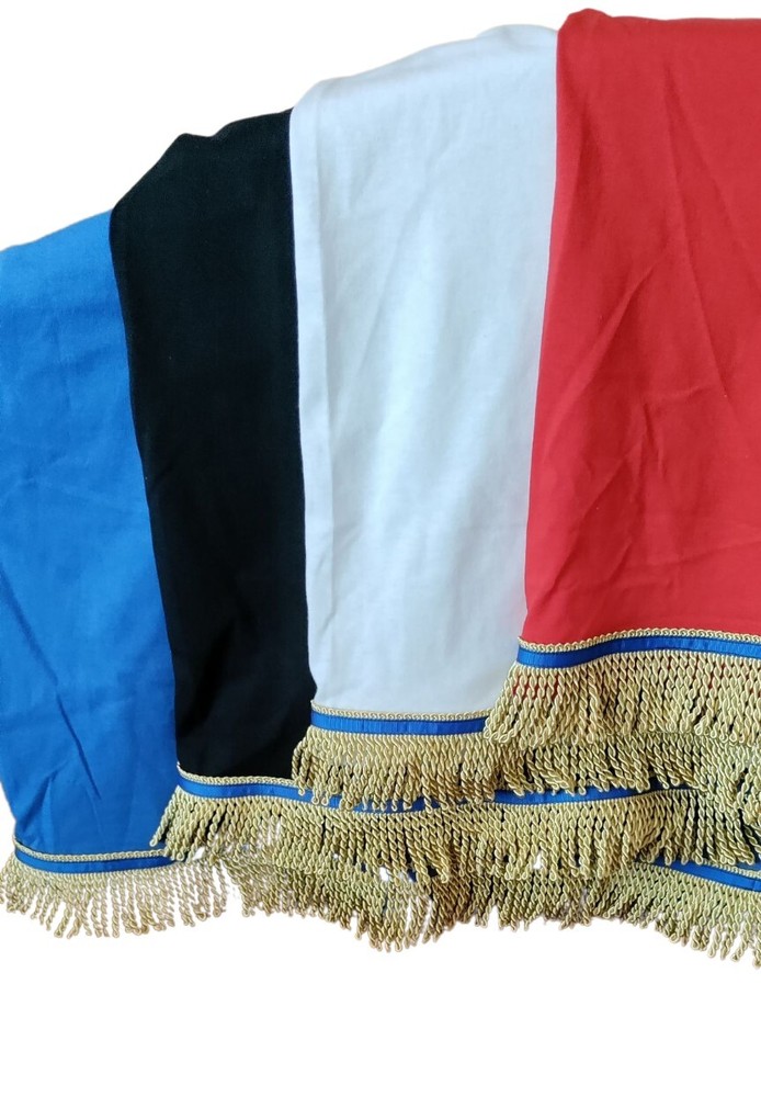 4 Small Men Hebrew Israelite Shirts w/Fringes (Made to Order)  