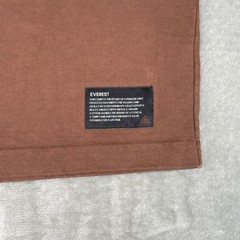 American Giant Everest Tee Mens Medium Tiramisu Brown Heavy Thick $80 USA NWOT