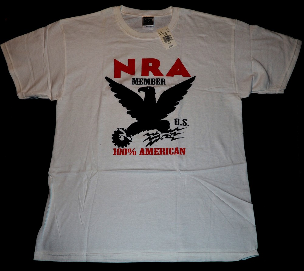 NRA Patriot T-Shirts New Old stock(National Rifle Association)Lg, XL & 2XL sizes