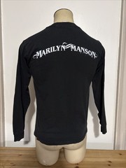 VTG 2002 Marilyn Manson The Golden Age Grotesque Long Sleeve T-Shirt Small Y2K
