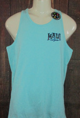 MENS MAUI AND SONS CELADON GREEN TANK TOP T-SHIRT SIZE M