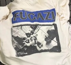 Vintage Fugazi Rock Band Short Sleeve White Classic Style Unisex Tshirt