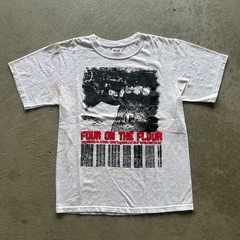 Vintage 90s Four On The Floor Shirt Size Medium Gray Manual Car My Space Graphic