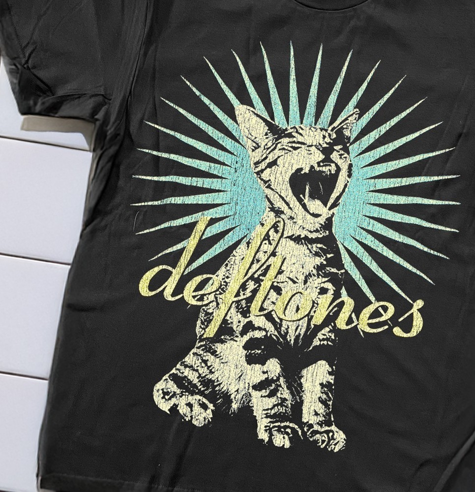 90s Deftones Around The Fur Rare T-Shirt Black XL