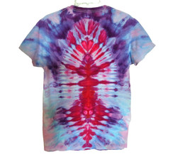Tie Dye T-Shirt Hand Dyed Homemade Adult Unisex Size Medium Short Sleeve