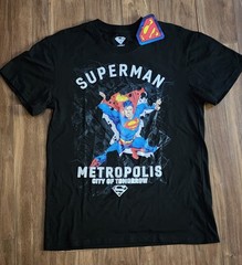 Superman T-Shirt Men’s Sz XL Metropolis City of Tomorrow DC Comics Universe Tee