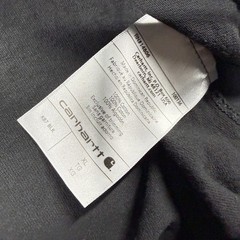 Carhartt Shirt Mens XL Black Loose Fit Workwear Pocket Short Sleeve Crewneck Tee