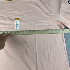 Carhartt Men’s Heavyweight Loose Fit Long Sleeve Logo T-Shirt XL Tall Peach