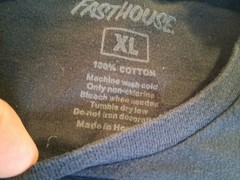 Fasthouse Mens Black Graphic Short Sleeve T-Shirt Pitted In Paradise Size XL