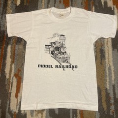 Model Railroad Vintage T Shirt 80s Toys Trains Size Medium Single Stitch