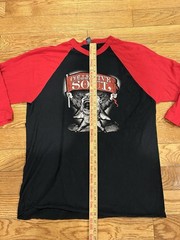 Collective Soul Band Shirt Mens L Tultex Raglan Baseball Tee Tour Discography
