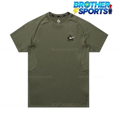 Nike T Shirts Men’s Green Crew Neck Moderate IQ7360-222